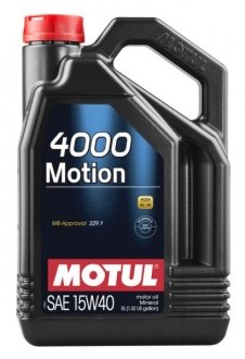 Олія моторна 4000 Motion 15W-40 (4 л) MOTUL 386407