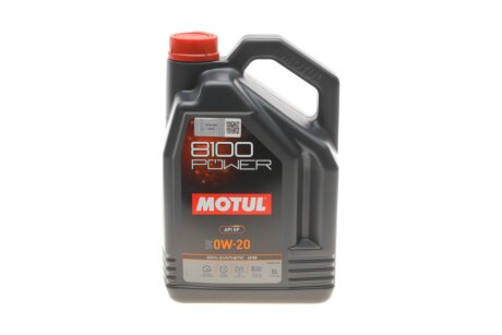 Олія моторна /8100 Power 0W20 5L/111799 MOTUL 824406