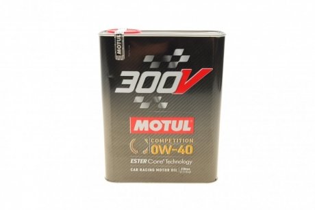 Масло 300V COMPETITION 0W40 2L MOTUL 826302