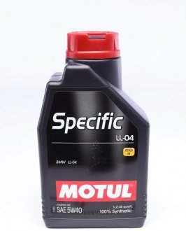 Олія моторна Specific LL-04 5W-40 (1 л) MOTUL 832701 (фото 1)