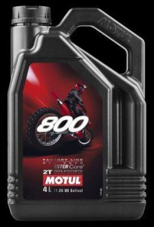 Олива для 2-х тактних двигунів 100% синтетична естерова MOTUL 837141 / 104039