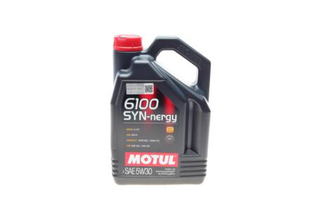 Масло моторное 6100 SYN-nergy 5W-30 (4 л) MOTUL 838350 (фото 1)