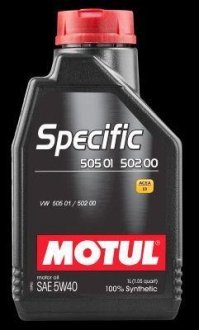 842411 / 101573 MOTUL Масло моторное 100% синтетическое д/авто