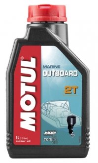 Масло моторное Outboard 2T, 1л. MOTUL 851811