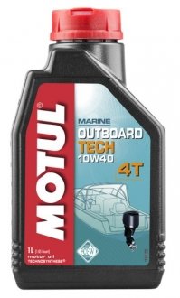 Олива 4T Outboard Tech 10W40 1 L MOTUL 852211