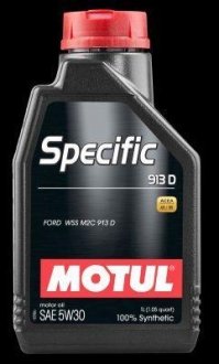 Масло Specific Ford 913D SAE 5W30 1L MOTUL Motul Specific Ford 913D SAE 5W30 1L/104559 (фото 1)
