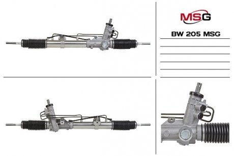 Рулевая рейка с г/п BMW 3 (E46) 1.6-3.0D 02.98-12.07 MSG BW 205 (фото 1)
