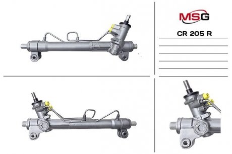 Рульова рейка з ГУР відновлена CHEVROLET CAPTIVA (C100, C140) 06-;OPEL ANTARA 06- MSG CR205R