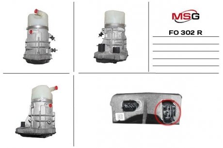 Насос ГПК з електроприводом MSG FO302R (фото 1)