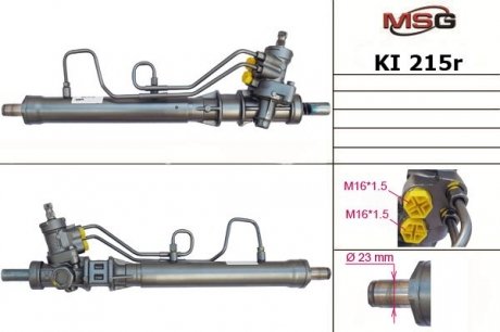 Рулевая рейка с ГУР восстановленная KIA RIO (DC_) 00-05 MSG KI215R