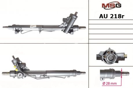 Рульова рейка з ГУР відновлена AUDI A6 (4B, C5) 97-05,A6 Avant (4B, C5) 97-05 MSG AU218R