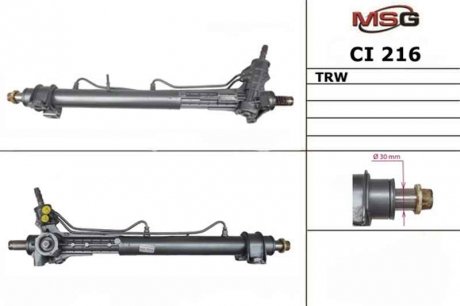 Рульова рейка з ГУР нова CITROEN Jumper 2002-2006,FIAT Ducato 2002-2006,PEUGEOT Boxer 2002-2006 MSG CI216 (фото 1)