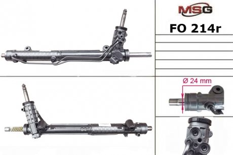 Рулевая рейка с ГУР восстановленная FORD Scorpio 1987-1994,FORD Sierra 1987-1993 MSG FO214R