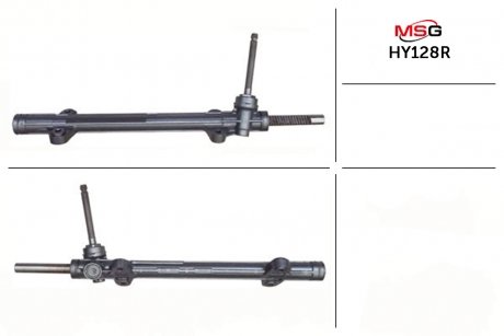 Рульова рейка без ГПК відновлена HYUNDAI ELANTRA 2005-2011 MSG HY128R