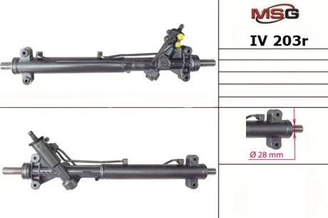 Рулевая рейка с ГУР восстановленная IVECO Daily 1999-2006 MSG IV203R