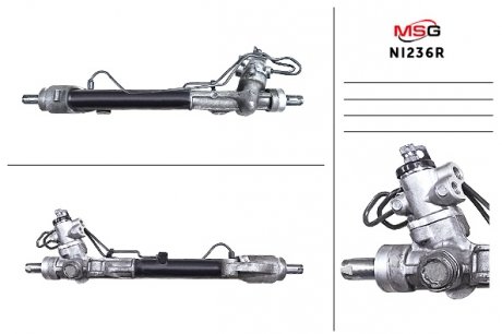 Рульова рейка с ГПК відновлена NISSAN ALTIMA (L33) 12-,TEANA III (J33) 13- MSG NI236R