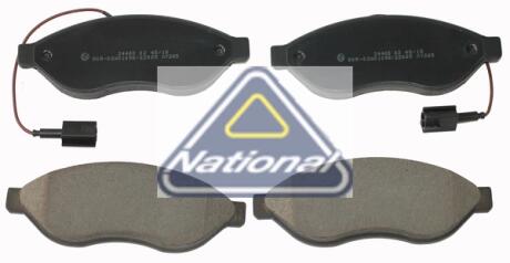 Гальмівні колодки перед. Jumper/Ducato/Boxer 06- (1.1-1.5t) National NP2285