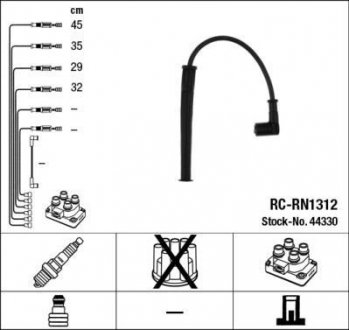 Комплект проводів запалення NGK 44330 (фото 1)