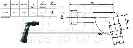 Насвічник NGK XD05F
