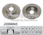 Диск тормозной NIPPARTS J3304043 (фото 1)