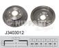 Тормозной барабан 200mm Mazda 323 NIPPARTS J3403012 (фото 1)