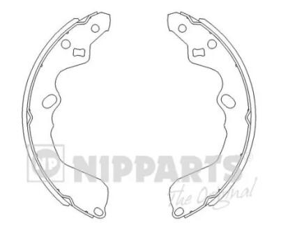 Гальмівні колодки NIPPARTS J3500319