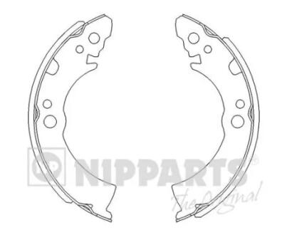 Тормозные колодки к-кт. NIPPARTS J3501001