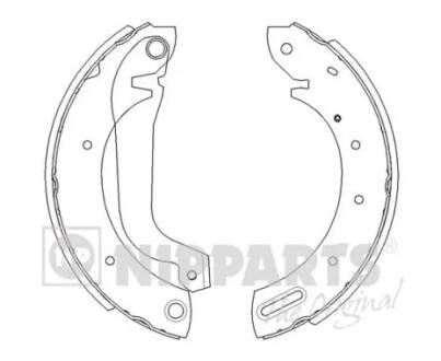 Тормозные колодки к-кт. NIPPARTS J3501044