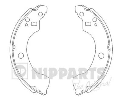 Гальмівні колодки NIPPARTS J3501053