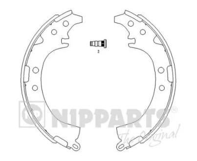 Тормозные колодки к-кт. NIPPARTS J3502050