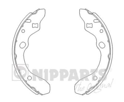 Гальмівні колодки NIPPARTS J3503036