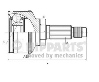 ШРУС наружный NIPPARTS N2820516
