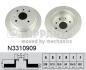 Диск тормозной задний 258mm Lacetti/Evanda/Tacuma/ NIPPARTS N3310909 (фото 1)