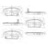 Колодки тормозные диск. Hyundai ACCENT 11-; KIA RIO NIPPARTS N3600554 (фото 1)