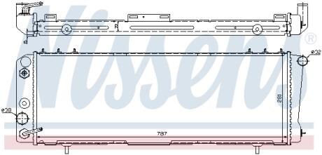Радiатор NISSENS 60986