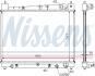 Радіатор охолоджування NISSENS 64799 (фото 5)