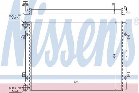 Радiатор NISSENS 65014