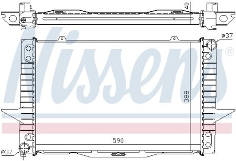 Радиатор охлаждения NISSENS 65536A (фото 1)