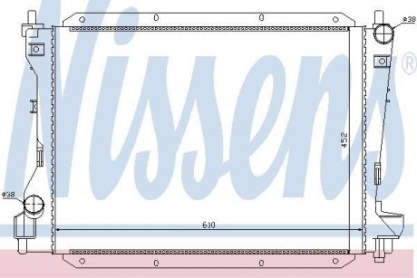 Радиатор NISSENS 66703