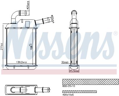 Радиатор NISSENS 707279