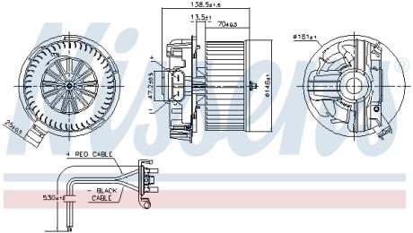 Вентилятор салону NISSENS 87385