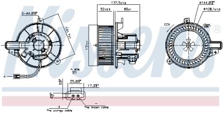 Вентилятор салону NISSENS 87871