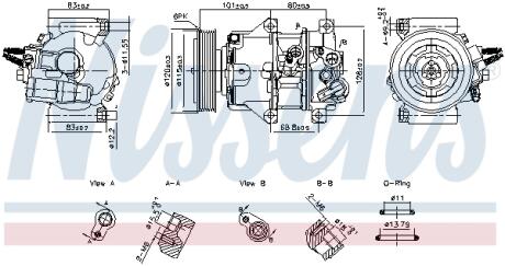 Компресор кондиціонера First Fit NISSENS 890898