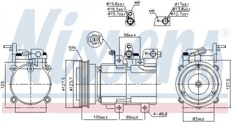 Компрессор кондиционера NISSENS 89194