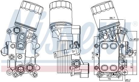 Радіатор оливний NISSENS 91311