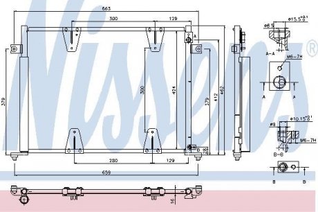 Конденсер кондиціонера NISSENS 940373