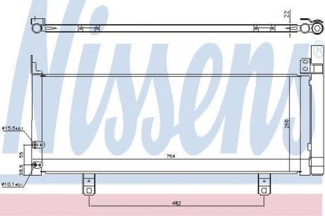 Радиатор кондиционера NISSENS 940639