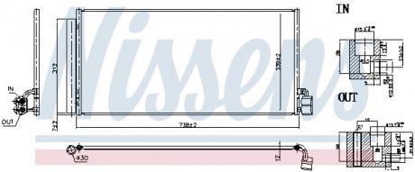 Радіатор кондиціонера First Fit NISSENS 941068