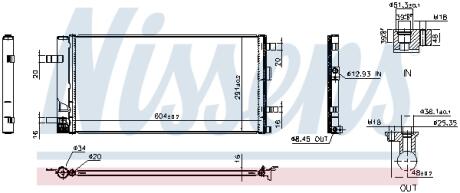 Радіатор кондиціонера First Fit NISSENS 941344