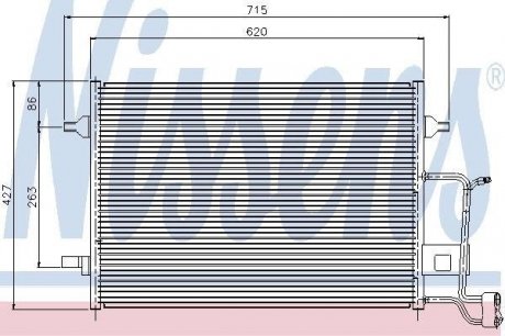 Конденсер кондиционера NISSENS 94922